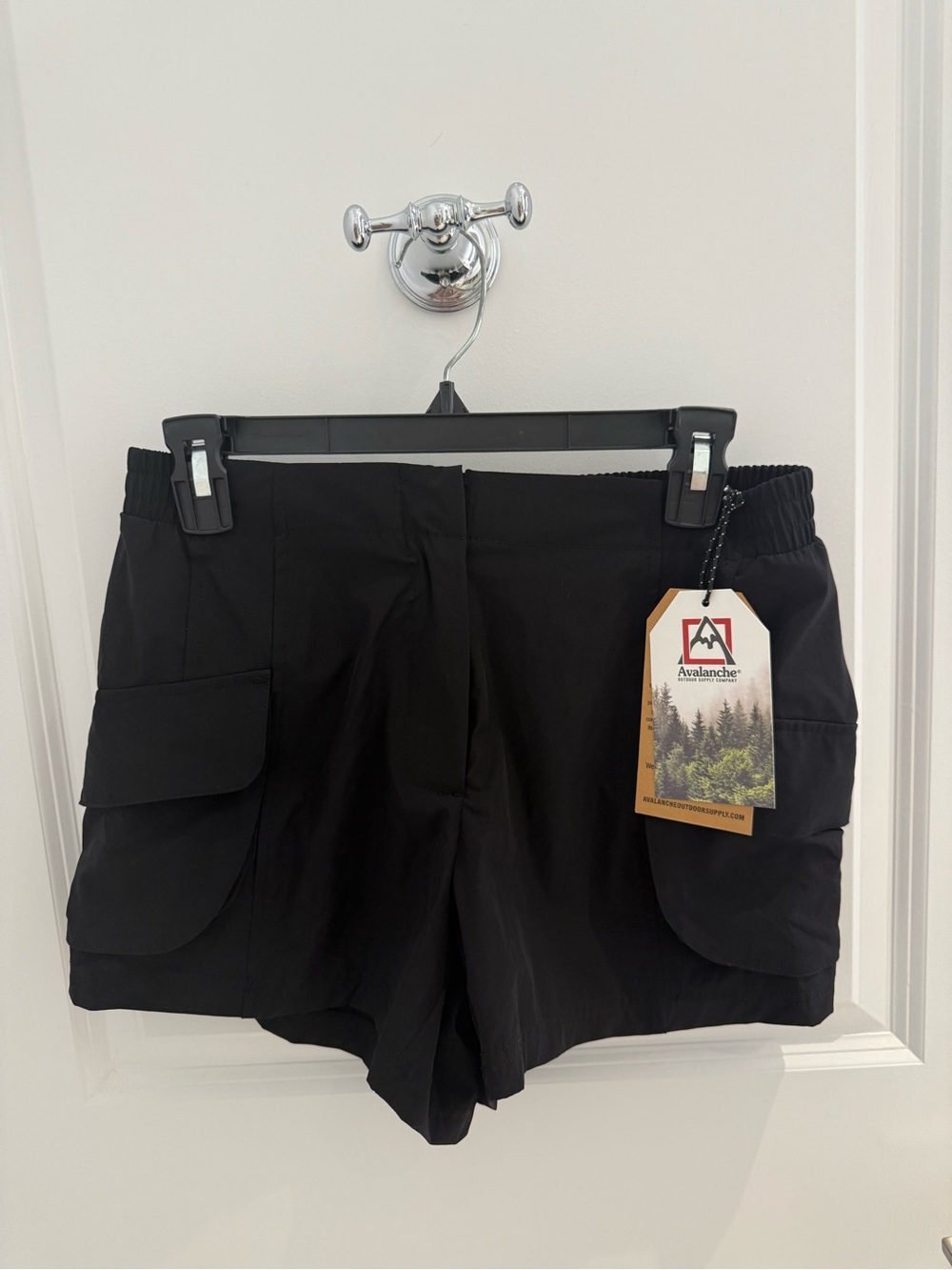 Avalanche Black Hiking Shorts